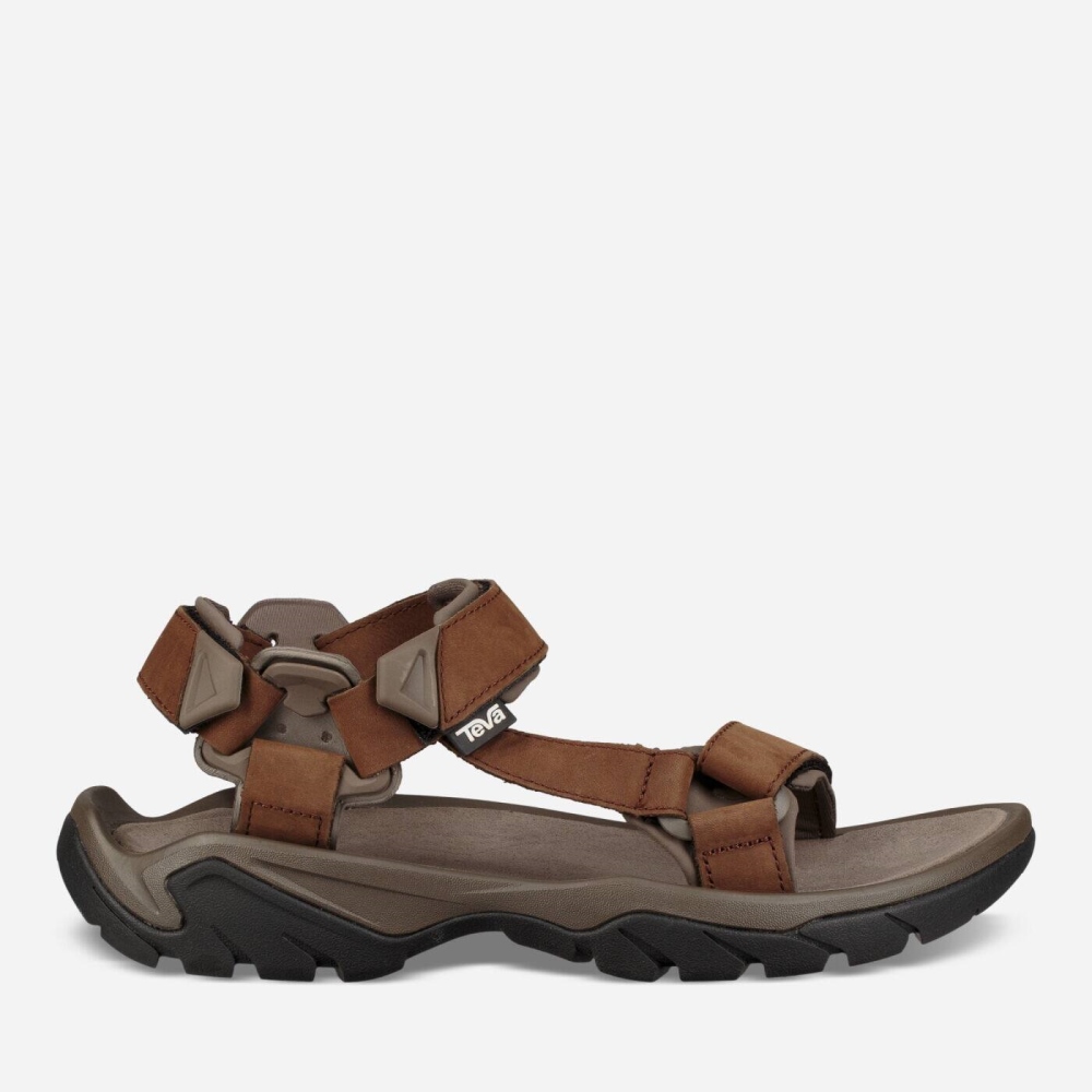 Teva Men's Terra Fi 5 Universal Leather Sandals Sale NZ (FKQIG-5049)